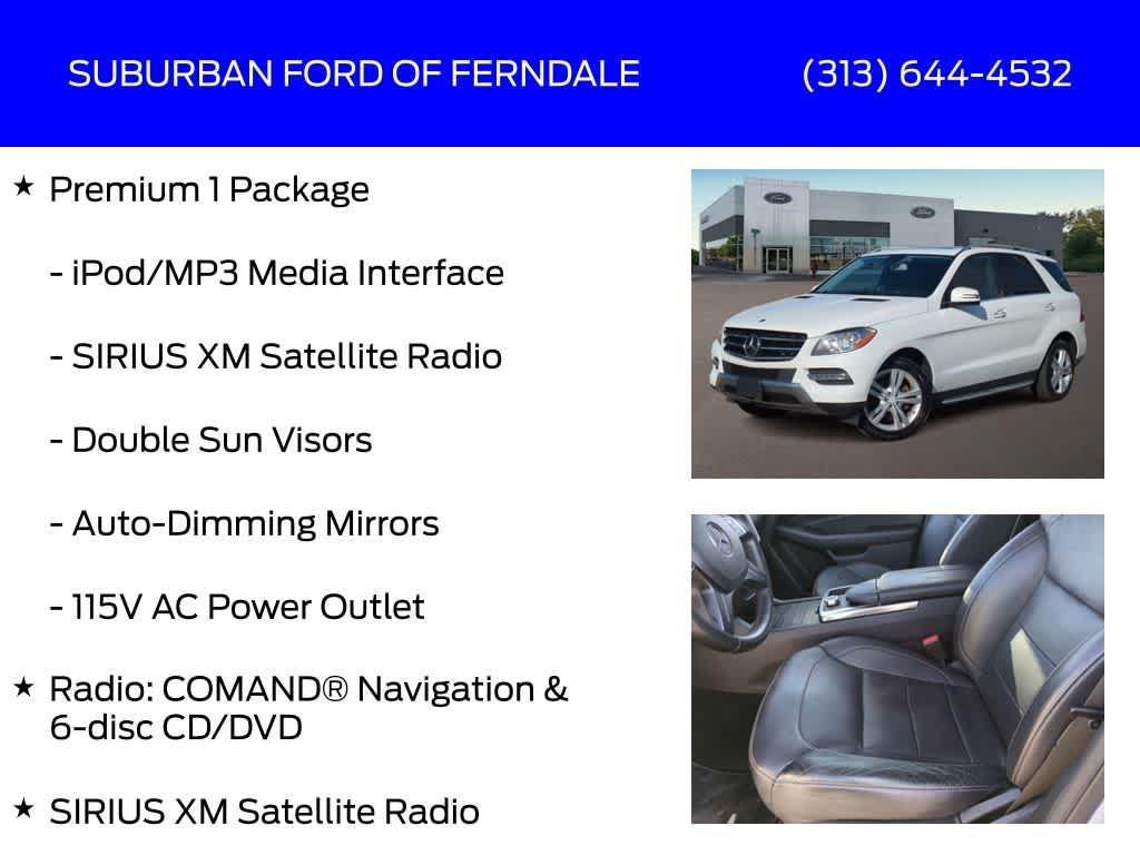 used 2014 Mercedes-Benz M-Class car, priced at $8,989