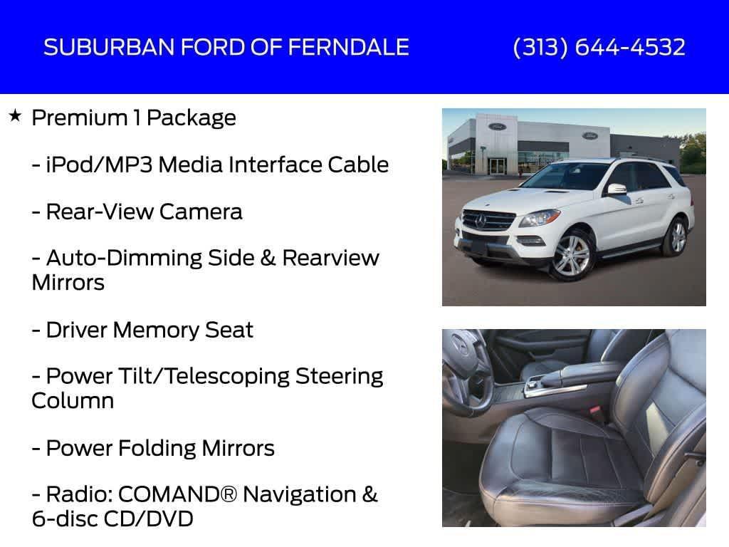 used 2014 Mercedes-Benz M-Class car, priced at $8,989