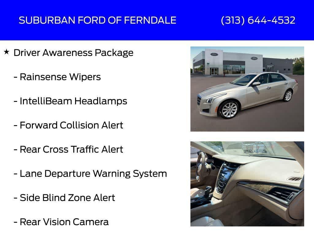 used 2014 Cadillac CTS car, priced at $11,239