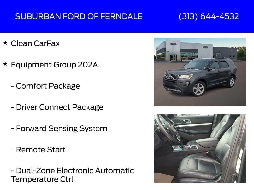 used 2016 Ford Explorer car, priced at $11,209