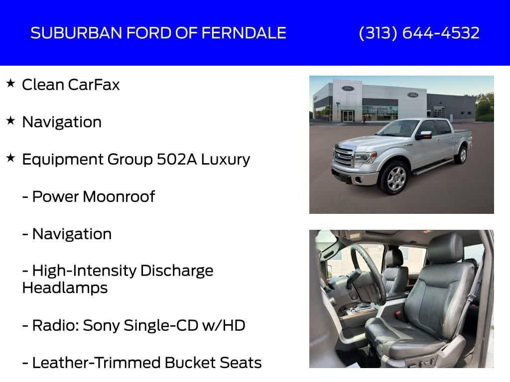 used 2013 Ford F-150 car, priced at $14,739