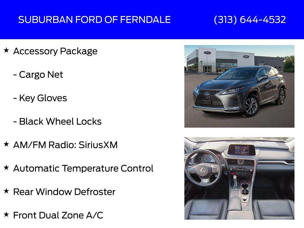 used 2022 Lexus RX 450h car, priced at $30,995
