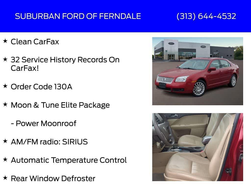used 2009 Mercury Milan car, priced at $7,589