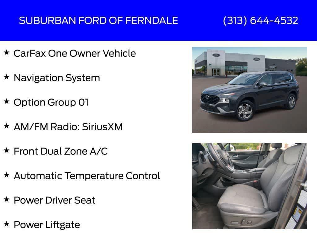 used 2023 Hyundai Santa Fe car, priced at $18,389