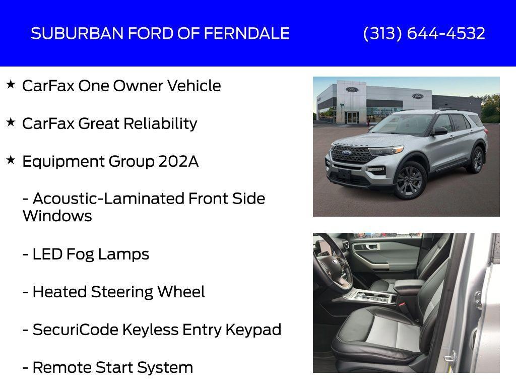 used 2022 Ford Explorer car, priced at $26,759