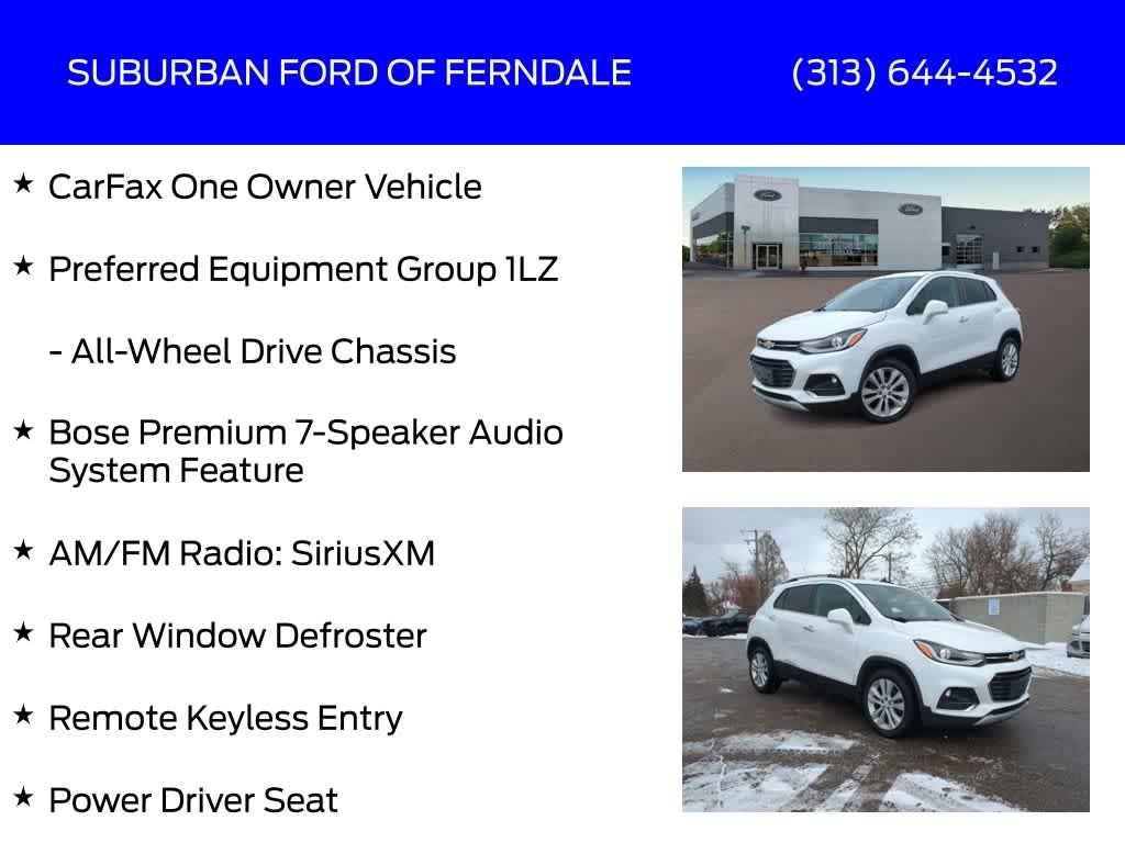 used 2017 Chevrolet Trax car, priced at $10,459