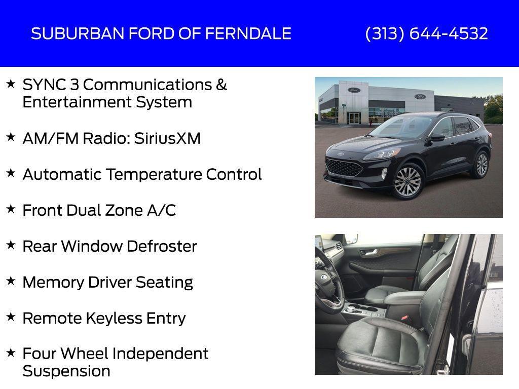 used 2020 Ford Escape car, priced at $15,329