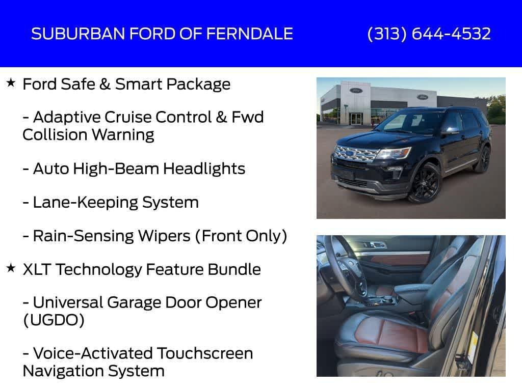 used 2019 Ford Explorer car, priced at $18,679