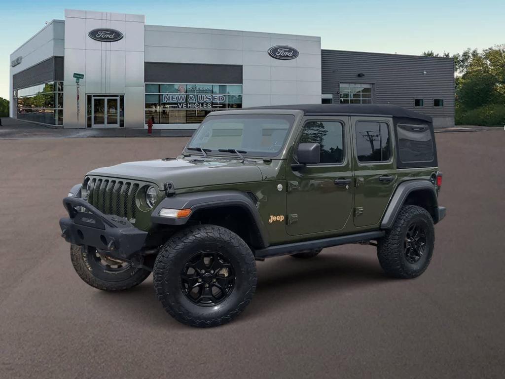 used 2021 Jeep Wrangler Unlimited car, priced at $19,489