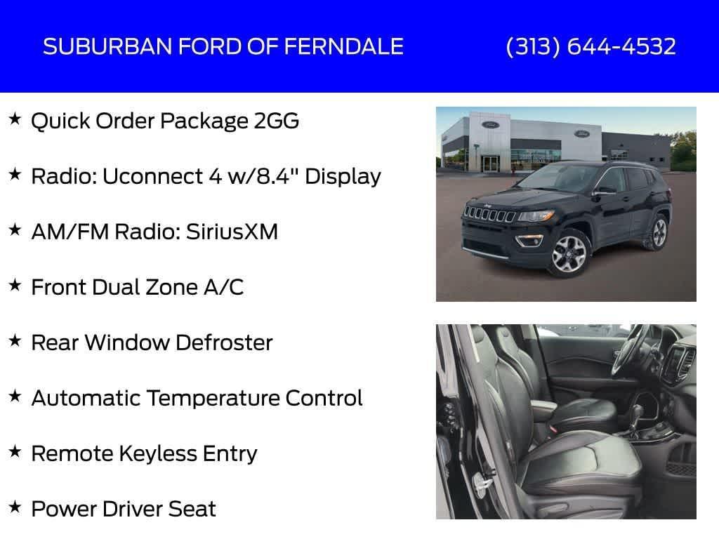 used 2020 Jeep Compass car, priced at $11,849