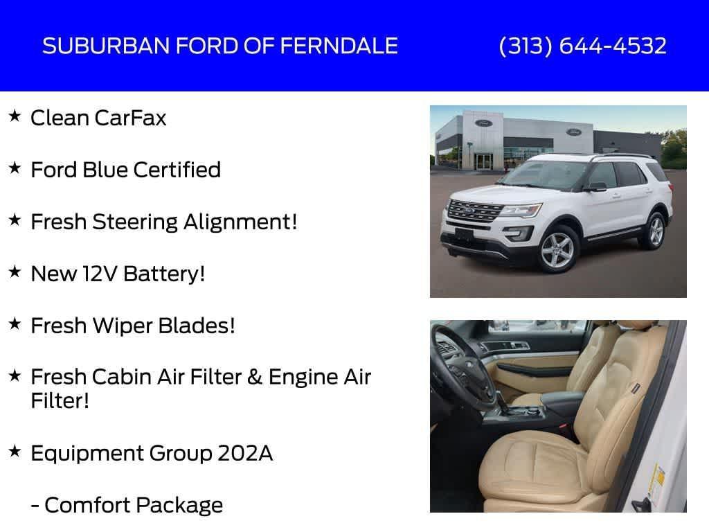 used 2017 Ford Explorer car, priced at $13,379