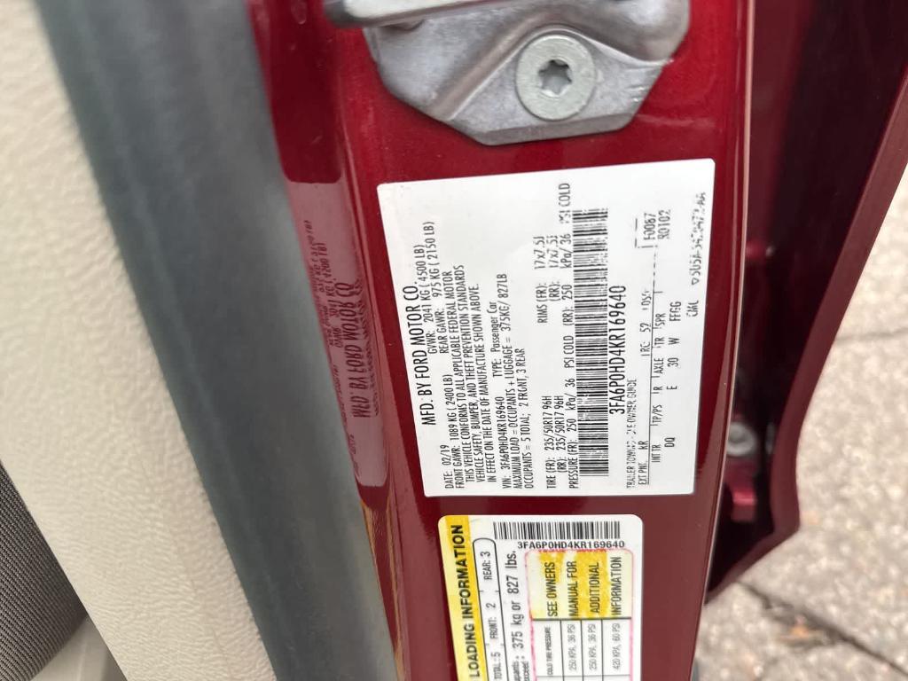 used 2019 Ford Fusion car, priced at $12,859