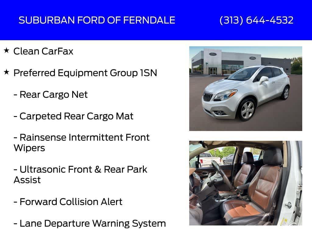 used 2015 Buick Encore car, priced at $9,539