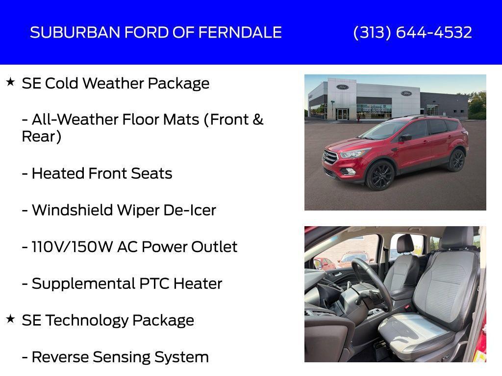 used 2017 Ford Escape car, priced at $8,959