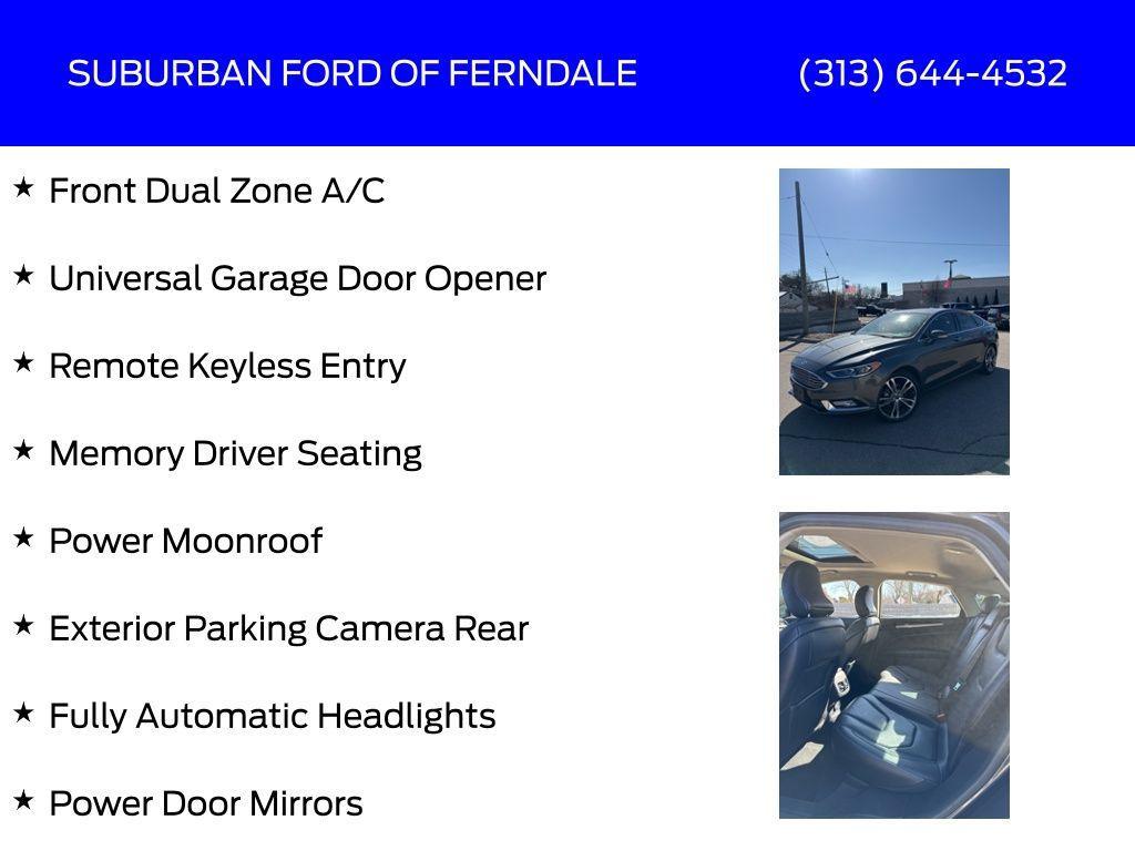 used 2017 Ford Fusion car, priced at $11,989