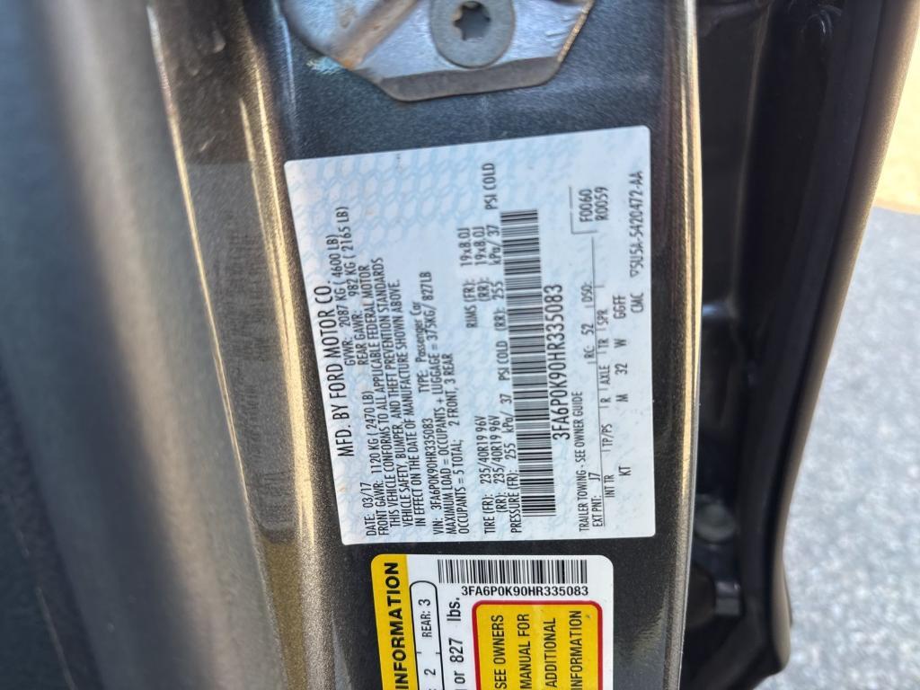 used 2017 Ford Fusion car, priced at $11,989