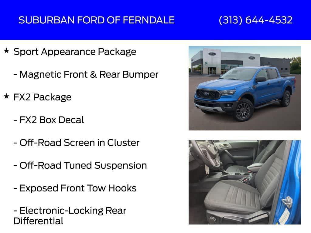 used 2021 Ford Ranger car, priced at $18,539