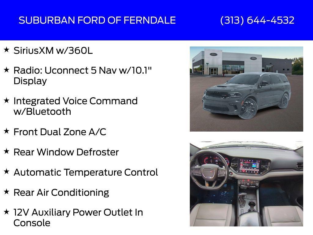 used 2021 Dodge Durango car, priced at $29,259