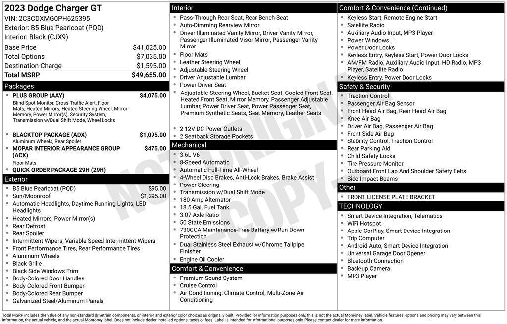 used 2023 Dodge Charger car, priced at $33,745