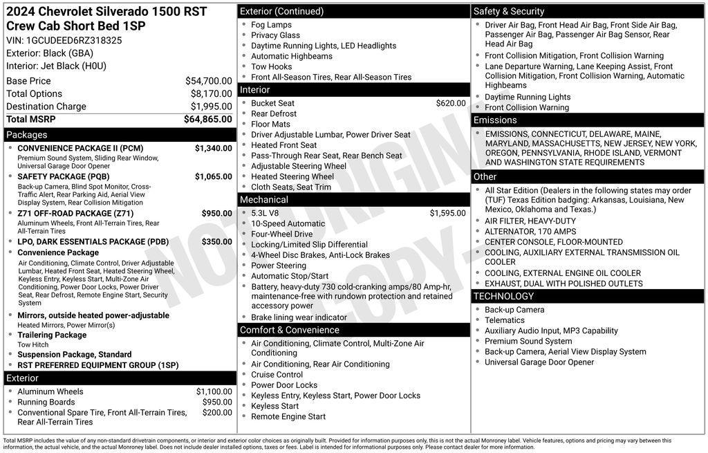 used 2024 Chevrolet Silverado 1500 car, priced at $41,995