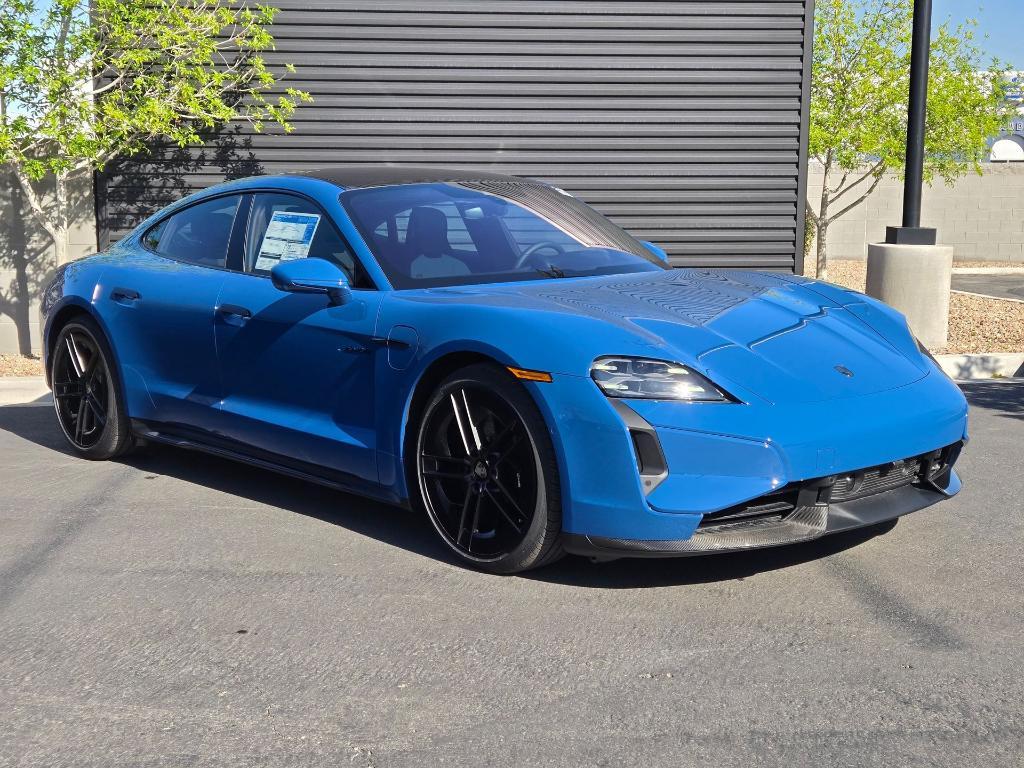 used 2025 Porsche Taycan car, priced at $213,899