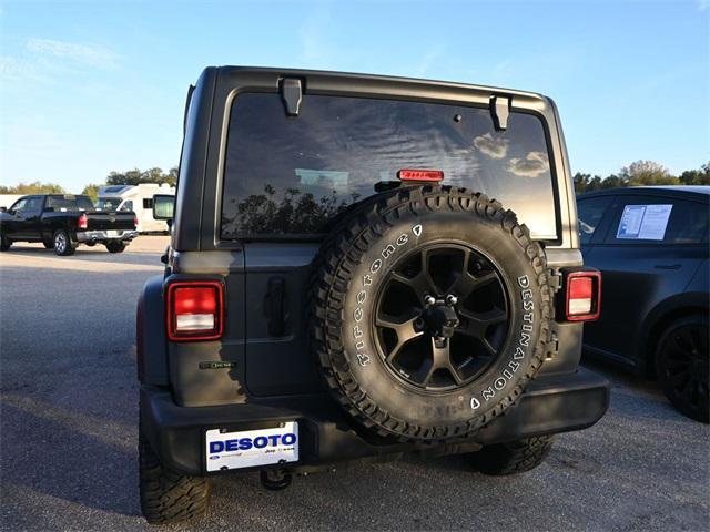used 2022 Jeep Wrangler car, priced at $30,395