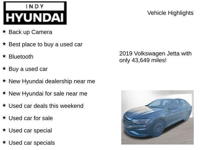 used 2019 Volkswagen Jetta car, priced at $14,800