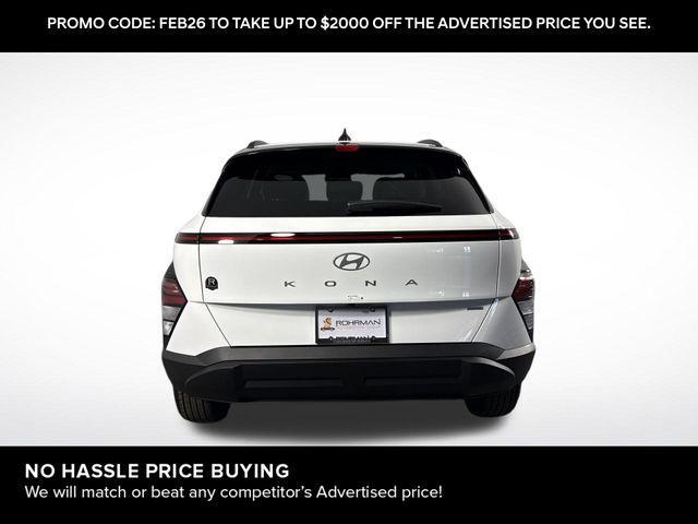 new 2026 Hyundai Kona car, priced at $27,861