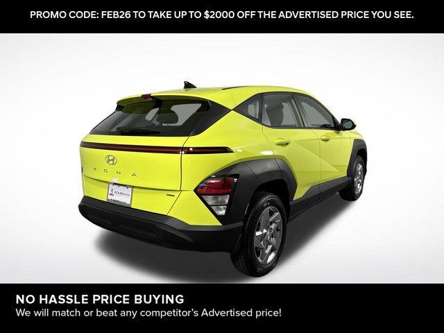 new 2026 Hyundai Kona car, priced at $27,995