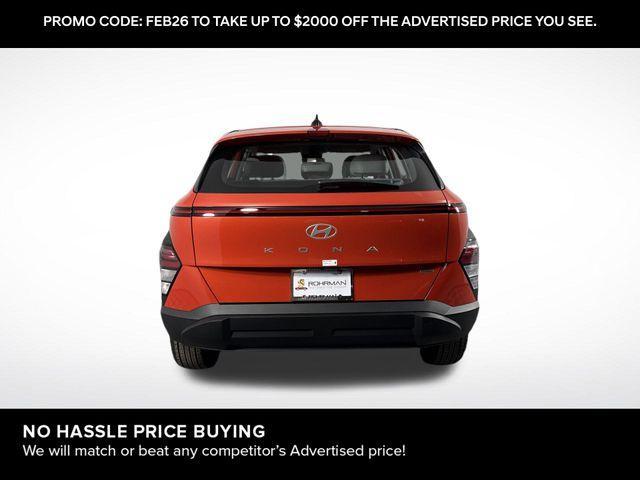 new 2026 Hyundai Kona car, priced at $27,935