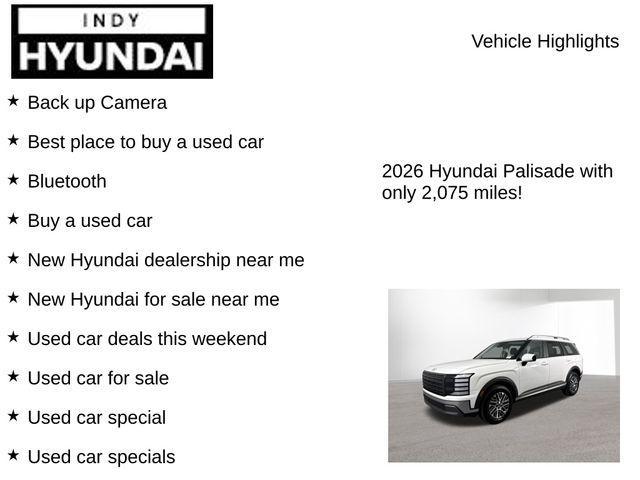 used 2026 Hyundai Palisade car, priced at $43,500