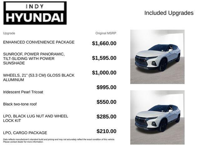 used 2022 Chevrolet Blazer car, priced at $26,200