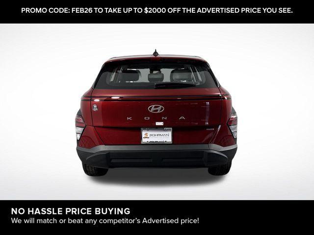 new 2026 Hyundai Kona car, priced at $27,932