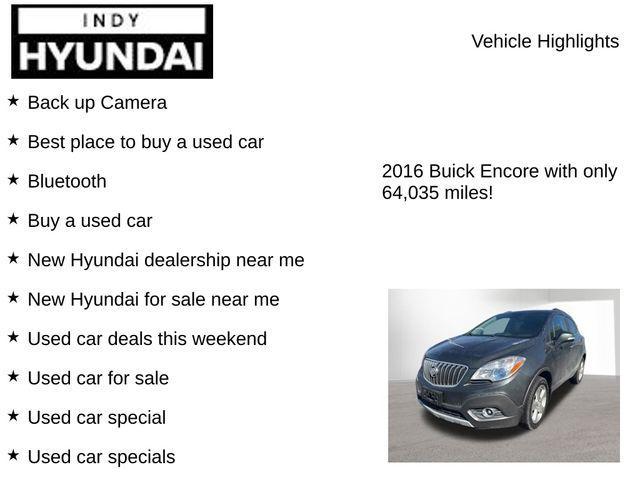 used 2016 Buick Encore car, priced at $11,400