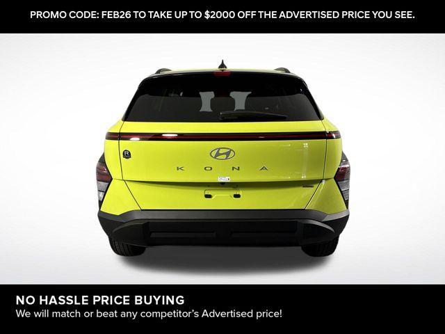 new 2026 Hyundai Kona car, priced at $26,888