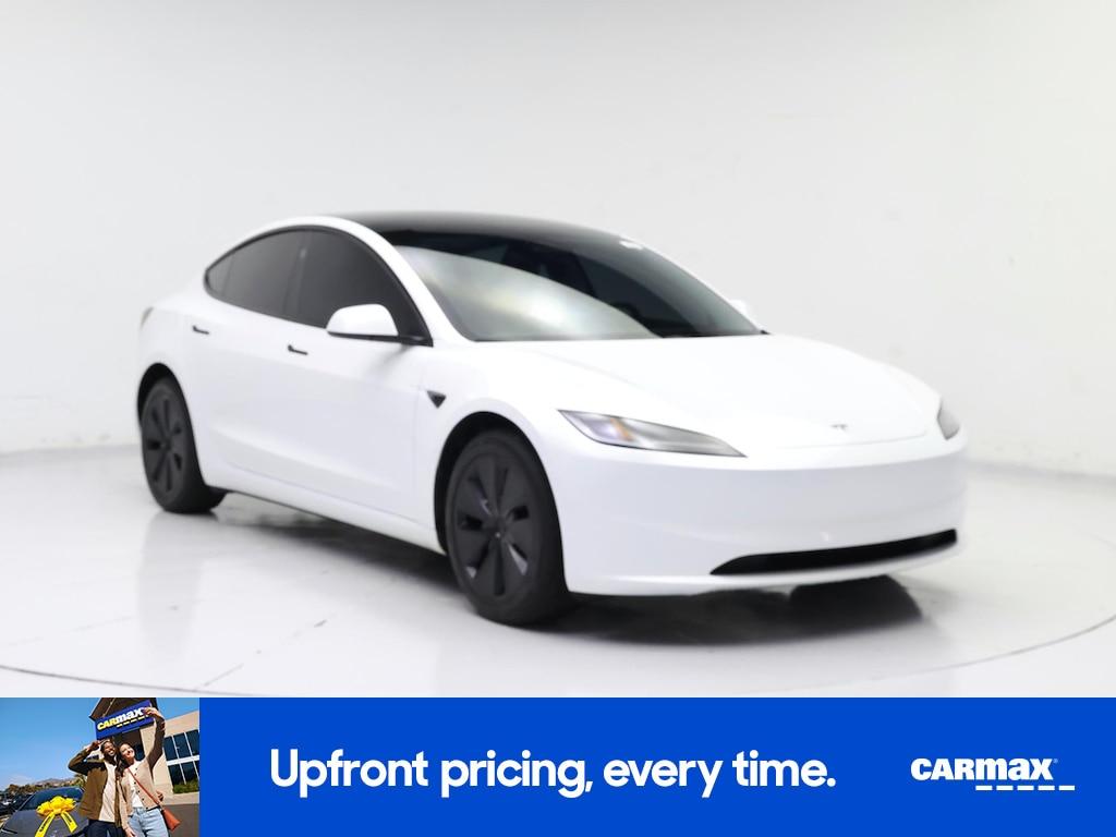 used 2025 Tesla Model 3 car, priced at $39,998