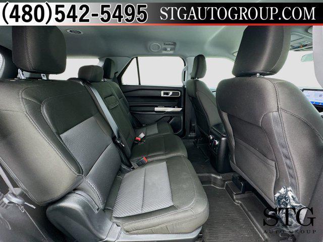 2023 Star White Metallic Tri-Coat Ford Explorer