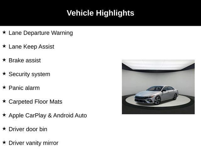 new 2025 Hyundai Elantra car, priced at $21,347