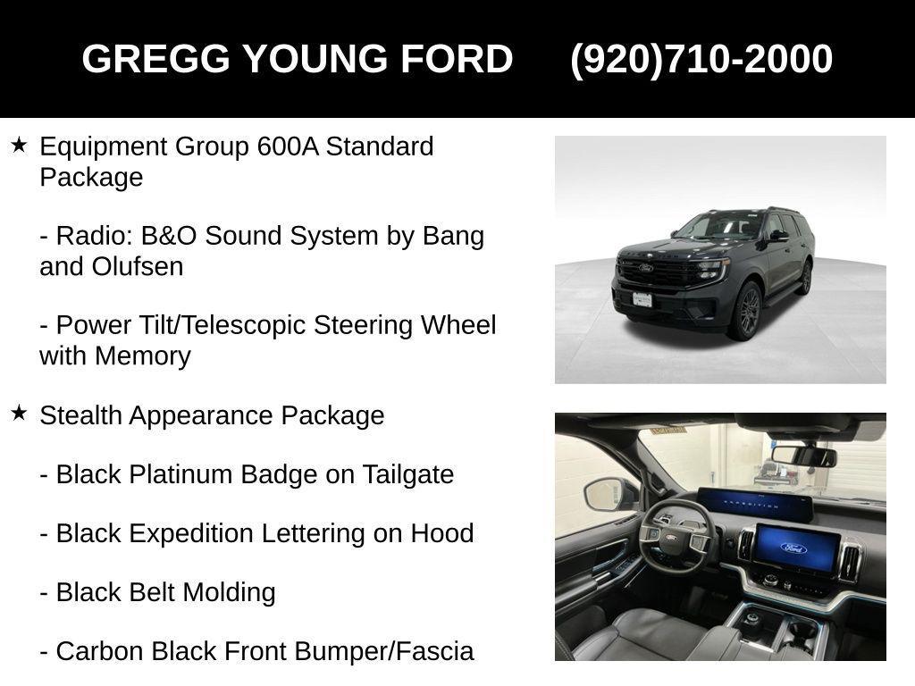 new 2026 Ford Expedition car, priced at $79,160