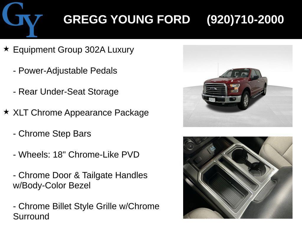used 2016 Ford F-150 car, priced at $17,000