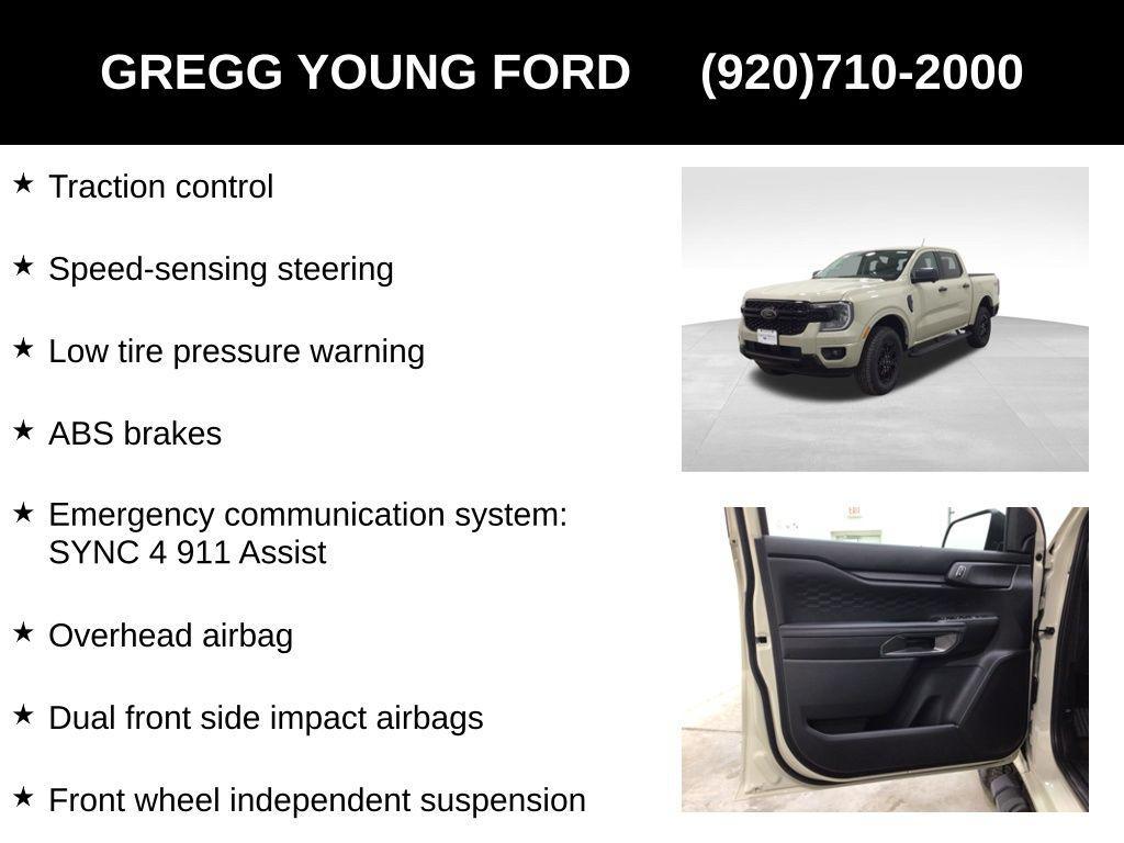 new 2025 Ford Ranger car, priced at $43,255