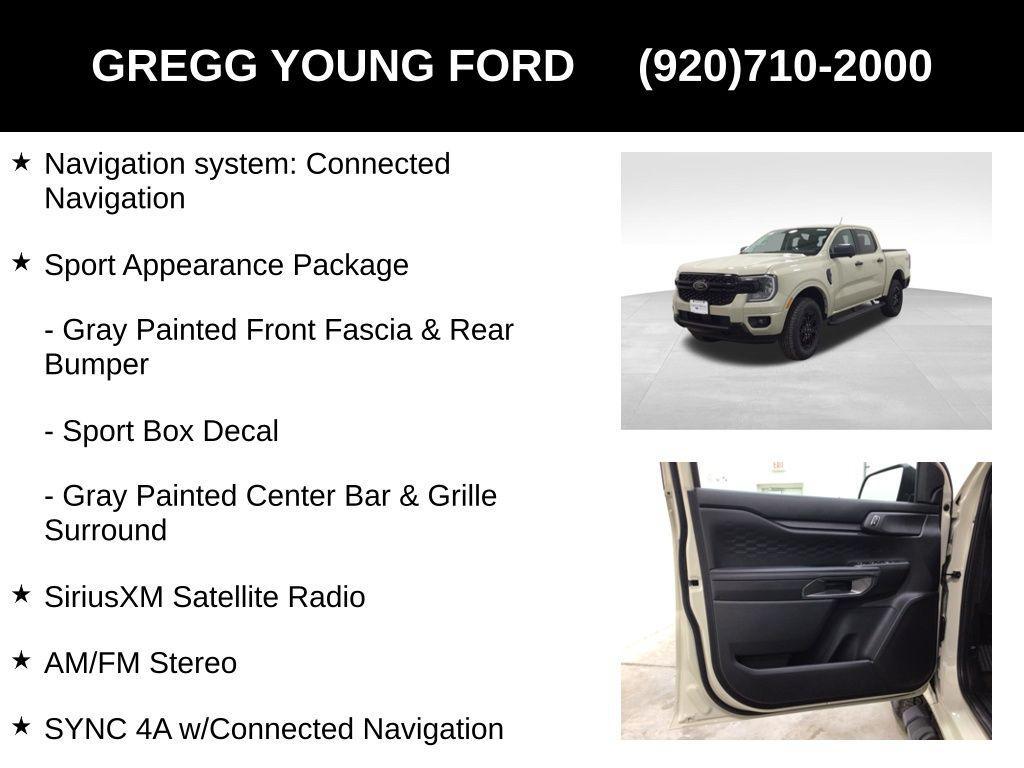 new 2025 Ford Ranger car, priced at $43,255