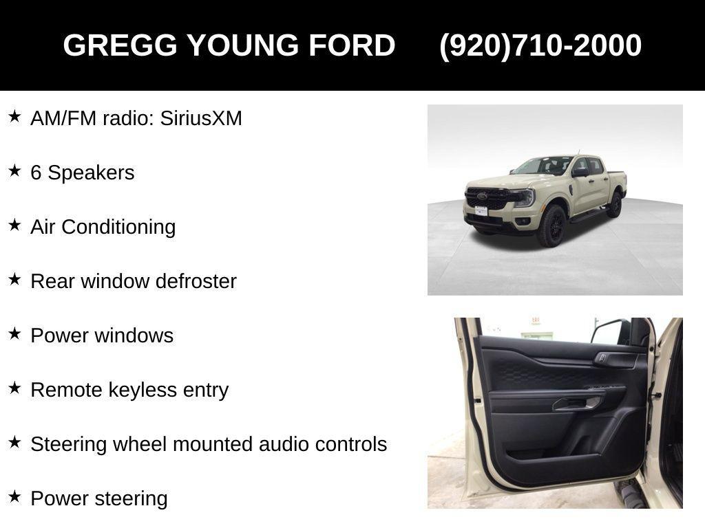 new 2025 Ford Ranger car, priced at $43,255