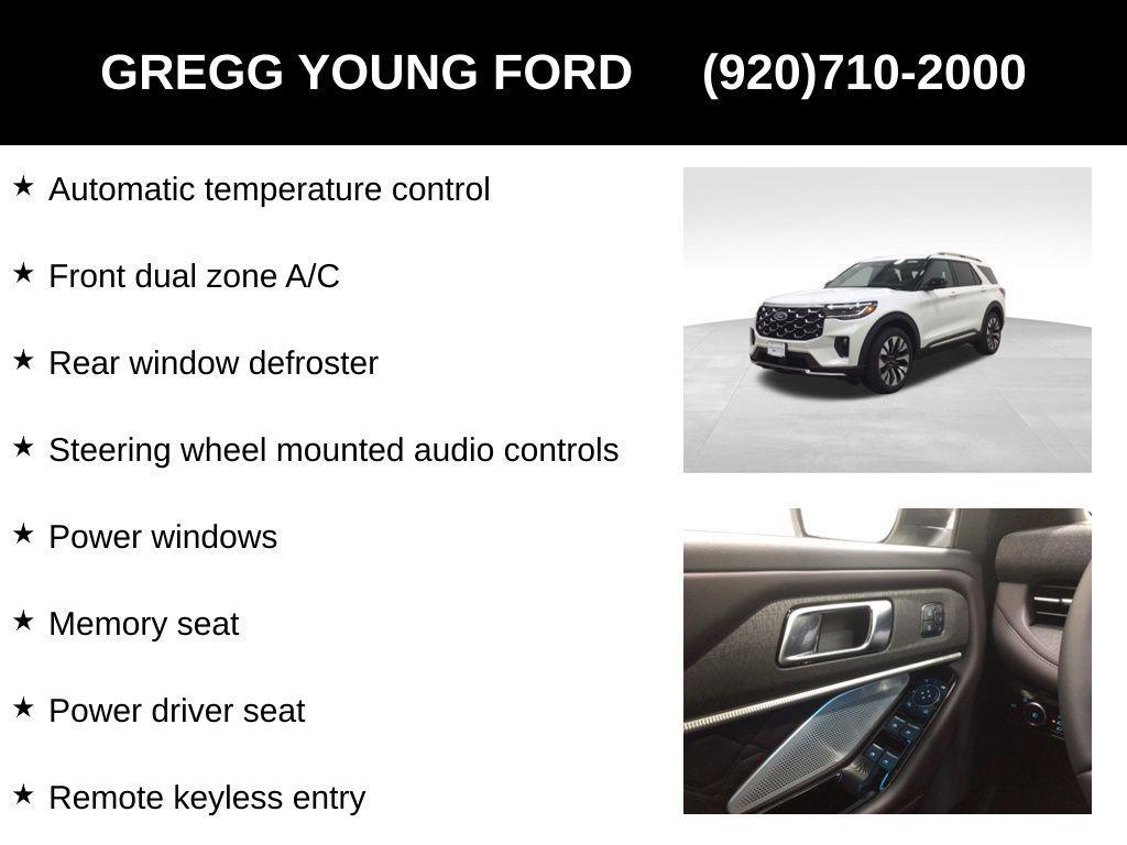 new 2026 Ford Explorer car, priced at $53,928