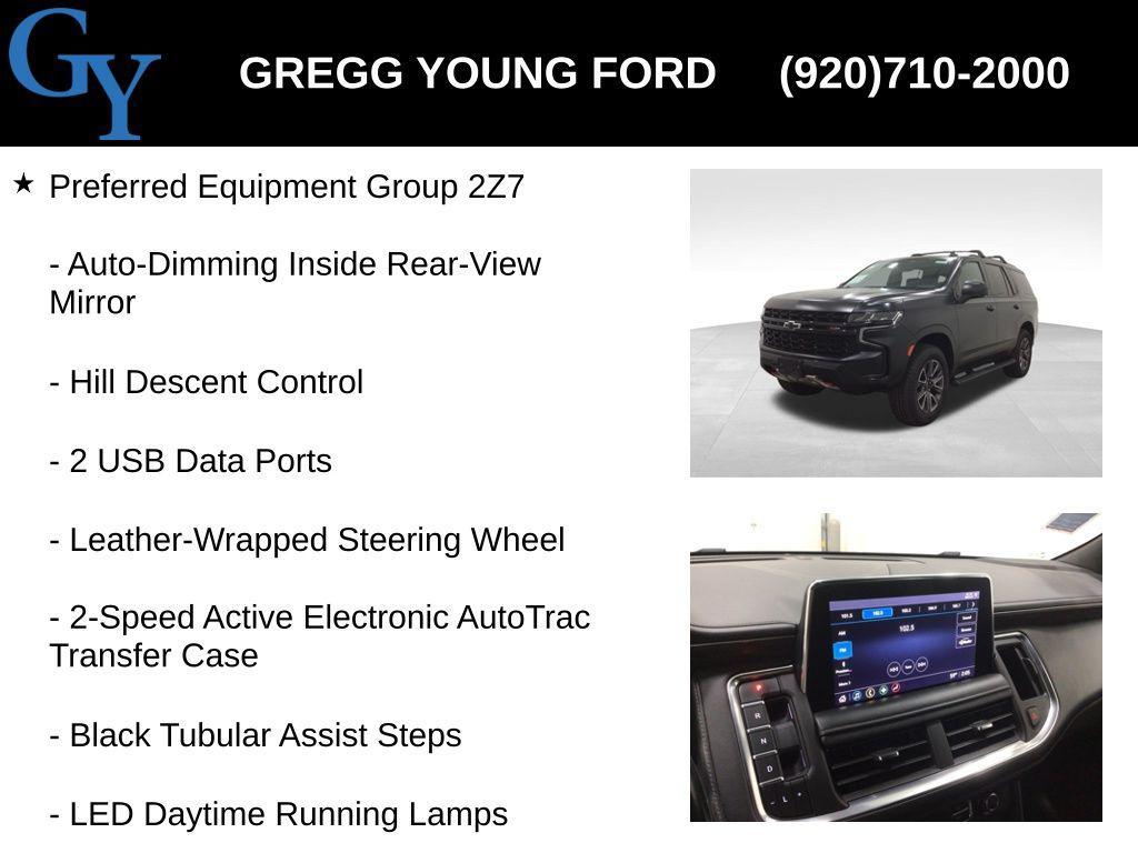 used 2021 Chevrolet Tahoe car, priced at $37,000