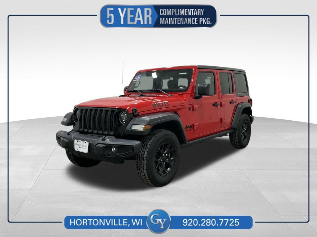 used 2021 Jeep Wrangler car, priced at $27,200