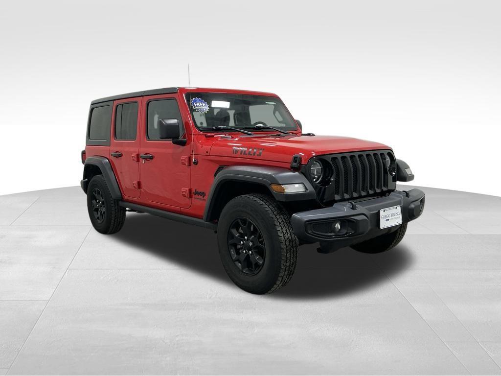 used 2021 Jeep Wrangler car, priced at $27,200