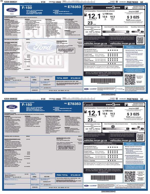 used 2023 Ford F-150 car, priced at $42,650