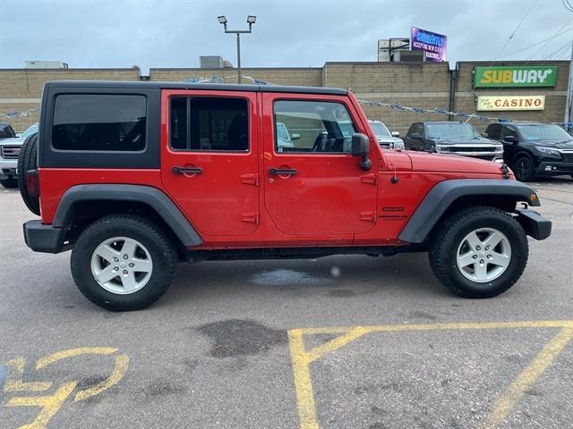 used 2016 Jeep Wrangler Unlimited car, priced at $12,995