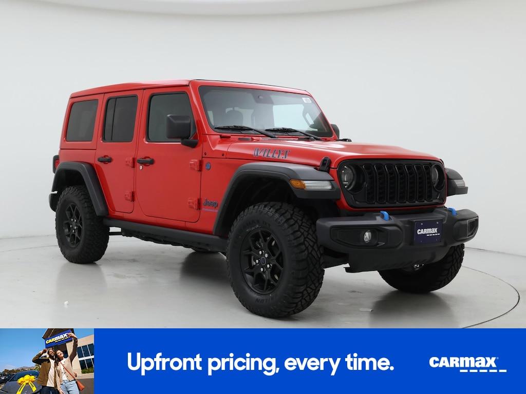 used 2024 Jeep Wrangler 4xe car, priced at $33,998